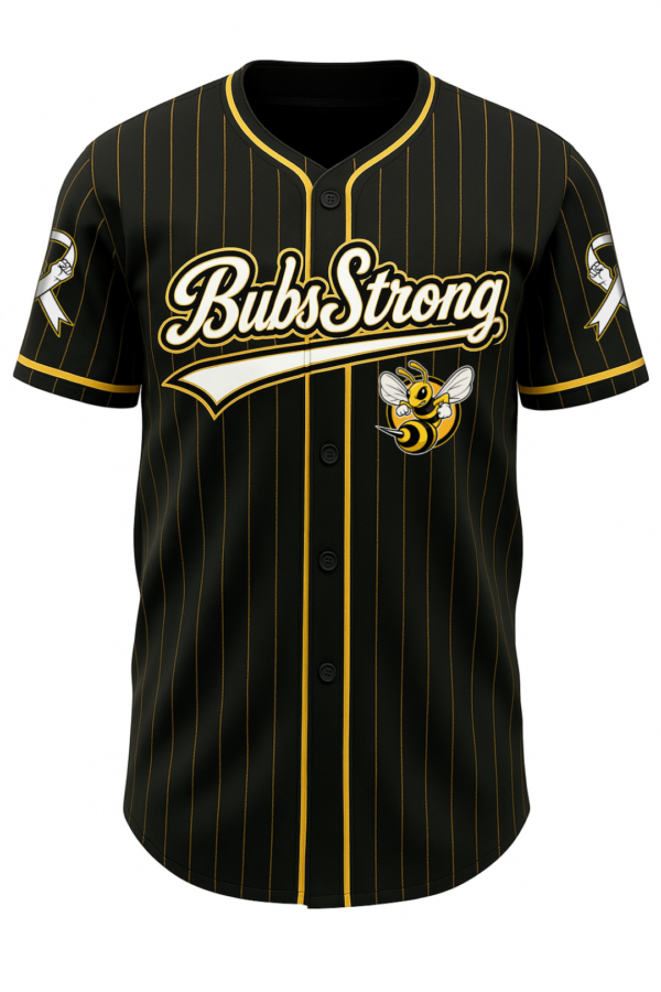 #BubsStrong Baseball Jersey - Image 3
