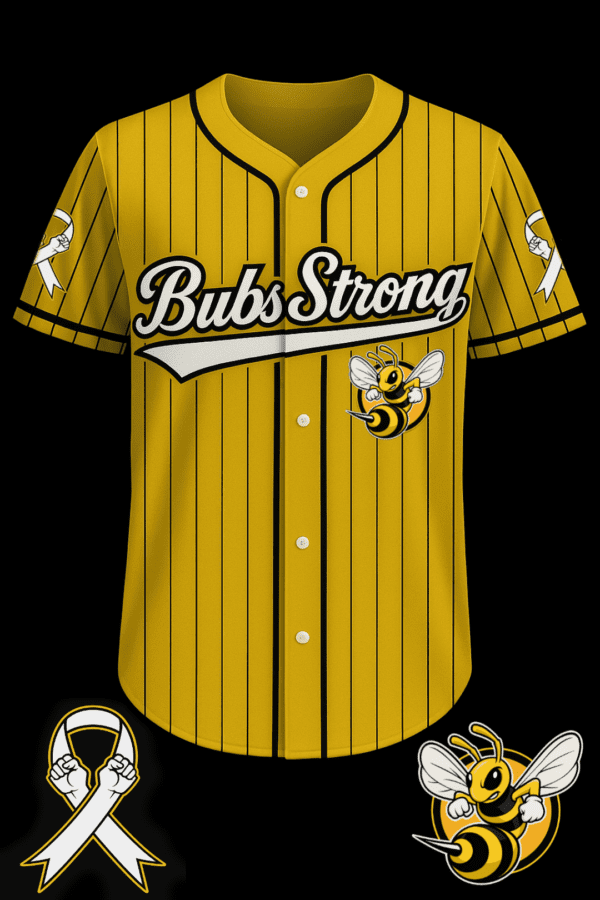 #BubsStrong Baseball Jersey - Image 2